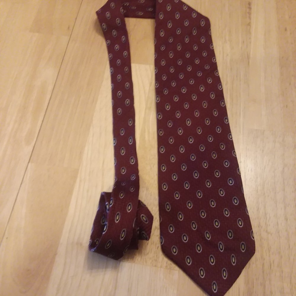 VTG Calvin Klein Necktie 57"X 3 3/4" Made USA Silk - Picture 2 of 4